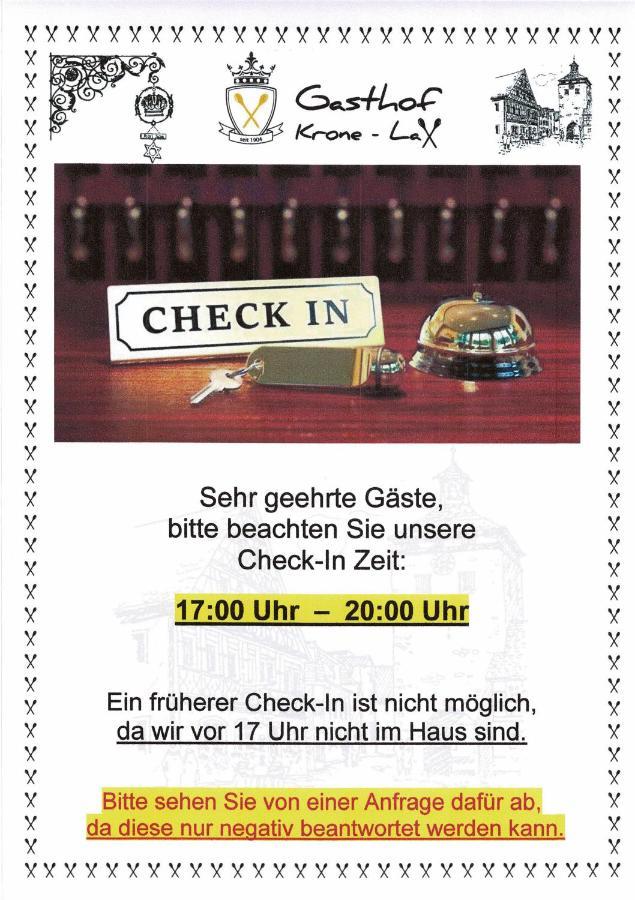 Hotel-Gasthof Krone-Lax Scheinfeld Exteriér fotografie