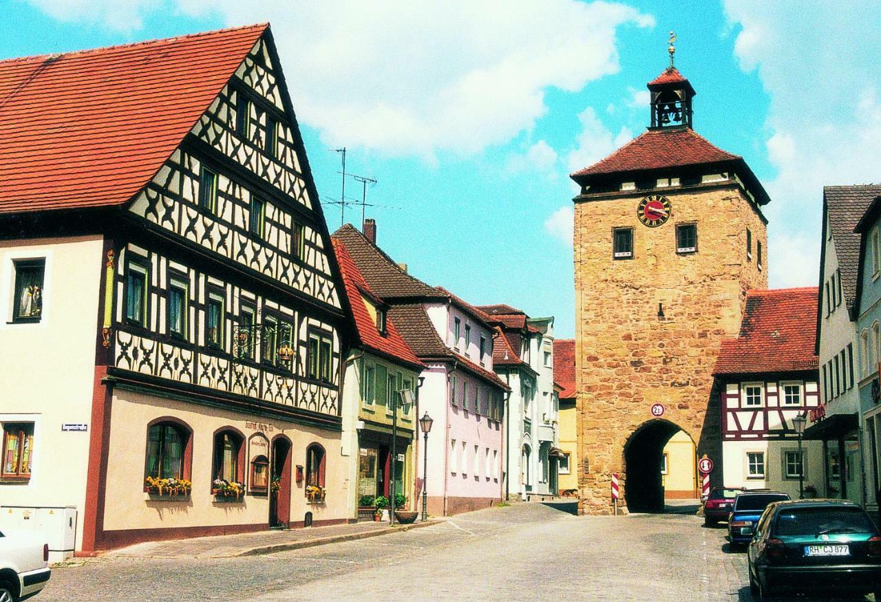 Hotel-Gasthof Krone-Lax Scheinfeld Exteriér fotografie